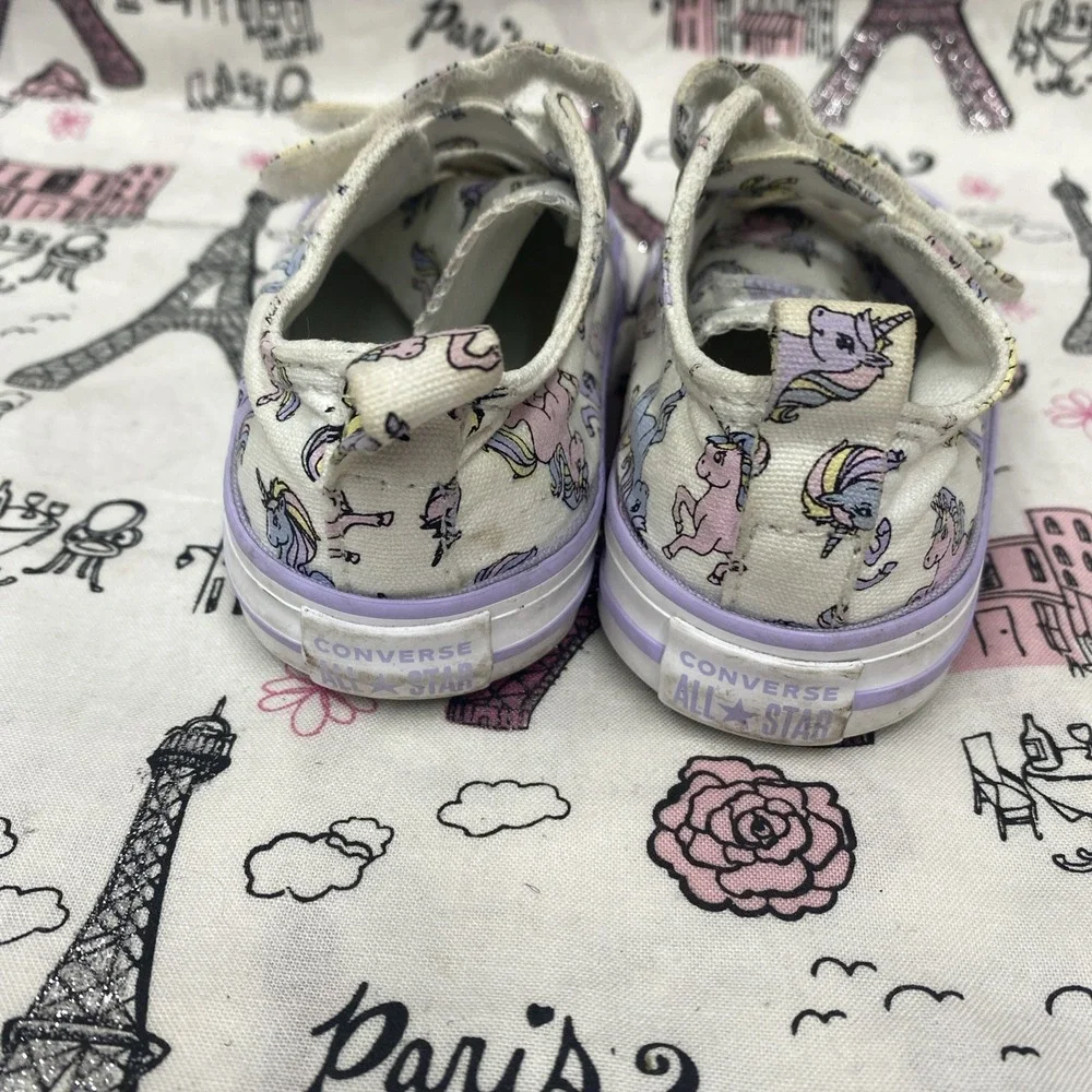 Little Kids Girls Converse Chuck Taylor All Star Easy On Unicorns Shoes Size 5 C